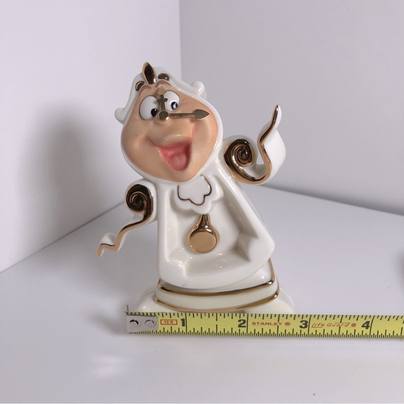 Cogsworth Porcelain Figurine, Beauty and the Beast collection, Lenox for Disney - Picture 8 of 10
